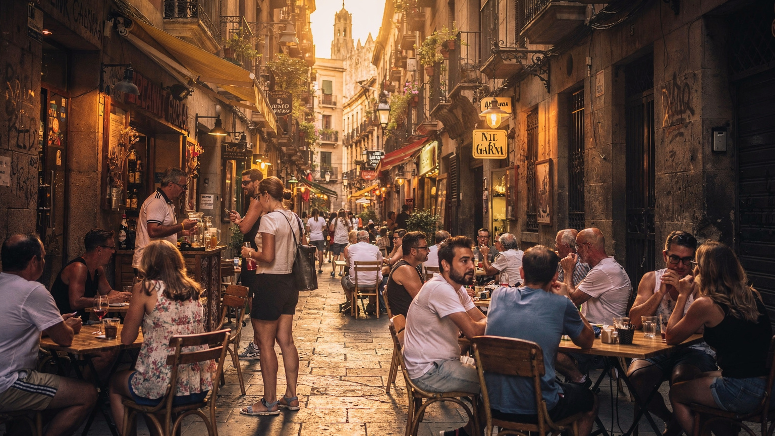 Gotisches Viertel in Barcelona